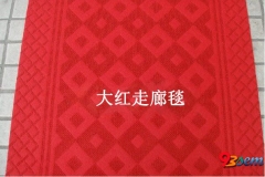 内蒙古大红走廊毯